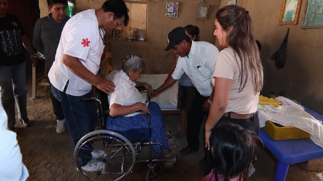 Entrega de ayuda 