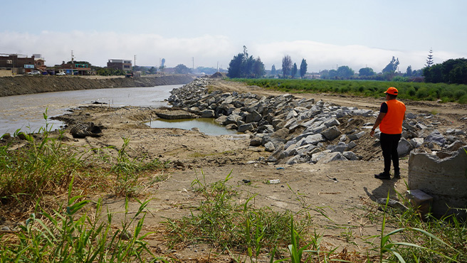 Defensa Civil continúa monitoreando el estado situacional del río Huarmey