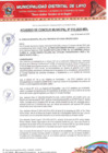 Vista preliminar de documento ACUERDO DE CONSEJO MUNICIPAL N° 010-2025-MDL