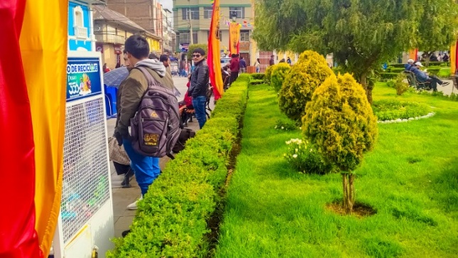 Cuidado y protección de parques y jardines en la Festividad Virgen de la Candelaria