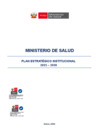 Vista preliminar de documento Plan Estratégico Institucional 2025 – 2030 del Ministerio de Salud
