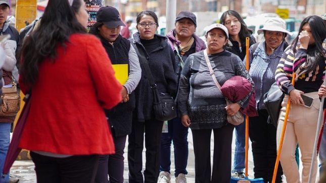 Municipalidad de Puno socializa y delimita los espacios de la ruta para la veneración a la Virgen de la Candelaria