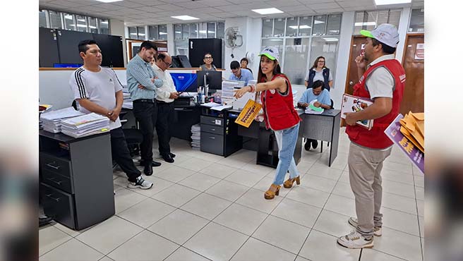 Trabajadores de la Corte Superior de Justicia del Callao y Ministerio de la Mujer se unen a la campaña “El machismo ¡Ya fue!”