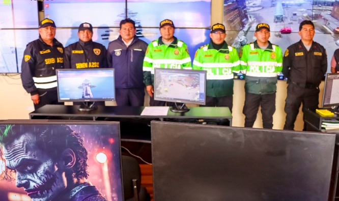 Municipalidad de Puno y la policía nacional del Perú unidos por la seguridad en la Festividad de la Candelaria 2025