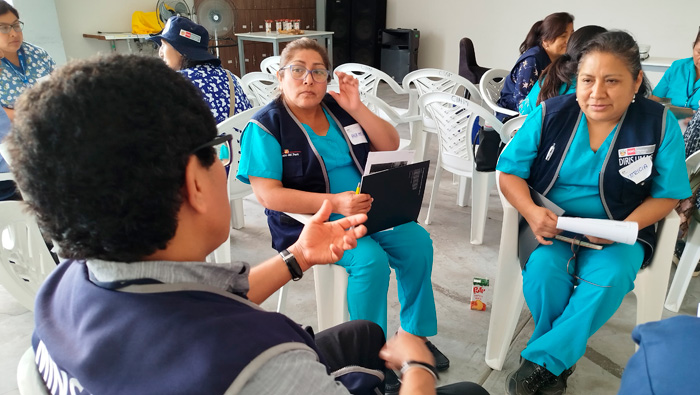 DIRIS Lima Sur continúa con la implementación del plan de gestión del cambio en Villa El Salvador