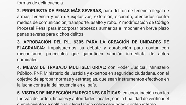 Congreso Responde Exigencias De César Acuña Y Autoridades Sobre Seguridad