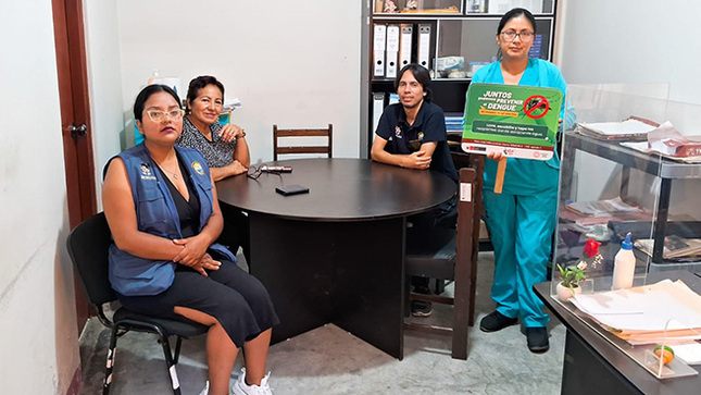Más de 150 funcionarios y trabajadores de la municipalidad provincial de Huarmey fueron sensibilizados en prevención del dengue