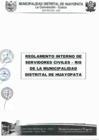 Vista preliminar de documento REGLAMENTO INTERNO DE SERVIDORES CIVILES - RIS