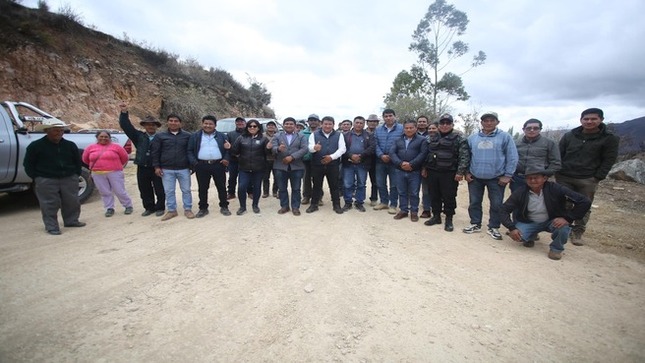 Recorrido de reconocimiento del Proyecto Vial en la Provincia De Antonio Raimondi