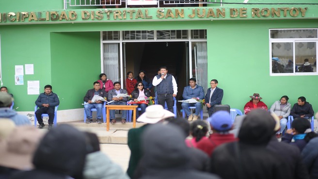 Recorrido de reconocimiento del Proyecto Vial en la Provincia De Antonio Raimondi
