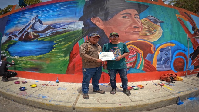Culmina el pintado de murales representativos de nuestra región