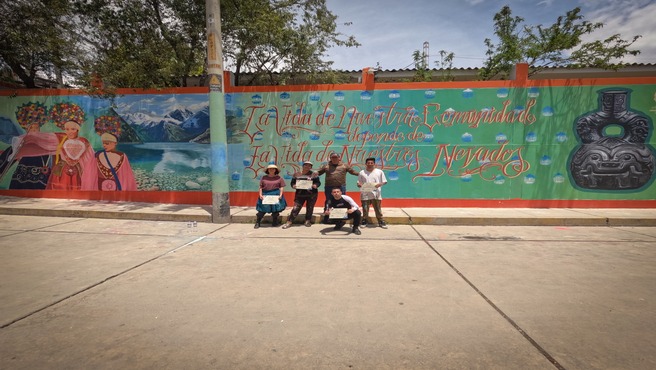 Culmina el pintado de murales representativos de nuestra región