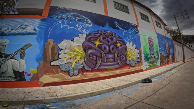 Culmina el pintado de murales representativos de nuestra región