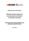 Vista preliminar de documento ITPES 002-2025 - Software para procesamiento de Imágenes Geoespaciales F 