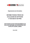 Vista preliminar de documento ITPES 003-2025 - Software de Post-Procesamiento de Datos GNSS F 