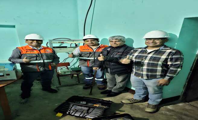 DRTC lleva conectividad de televisión nacional al Centro Poblado de Chinlla