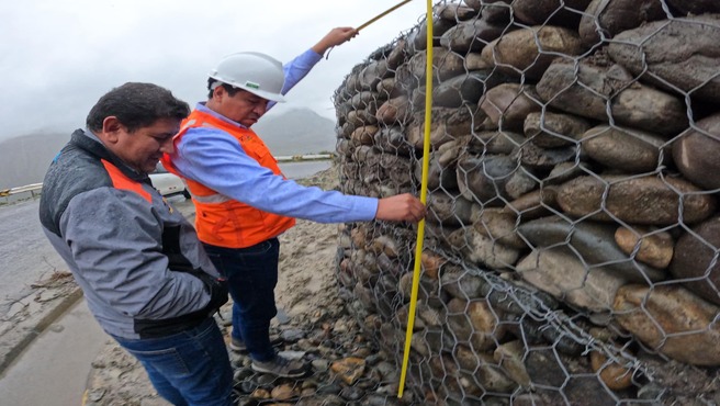 Trabajos en marcha en la Vía Catac a Succha Huari