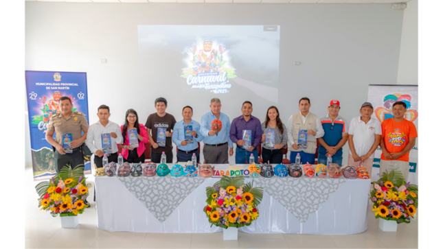 Lanzamiento de Carnaval Mitológico Tarapotino 2025.