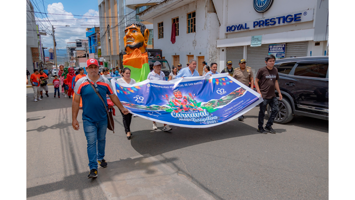 Lanzamiento de Carnaval Mitol贸gico Tarapotino 2025.