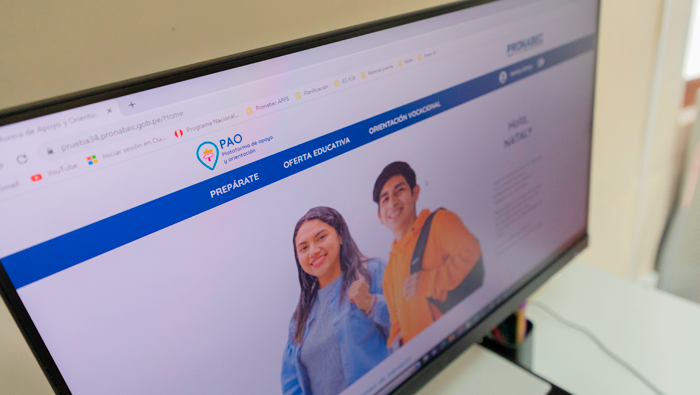 La Plataforma de Apoyo y Orientación (PAO) del Pronabec brinda herramientas de preparación académica, orientación vocacional y oferta educativa