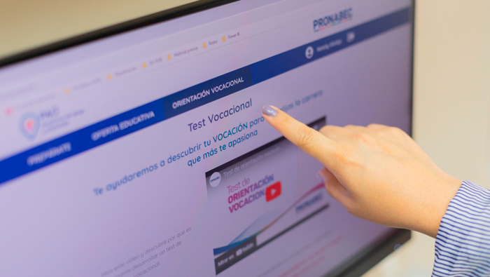 El módulo Orientación vocacional de PAO ayudará a descubrir las preferencias, habilidades y competencias vocacionales de los postulantes