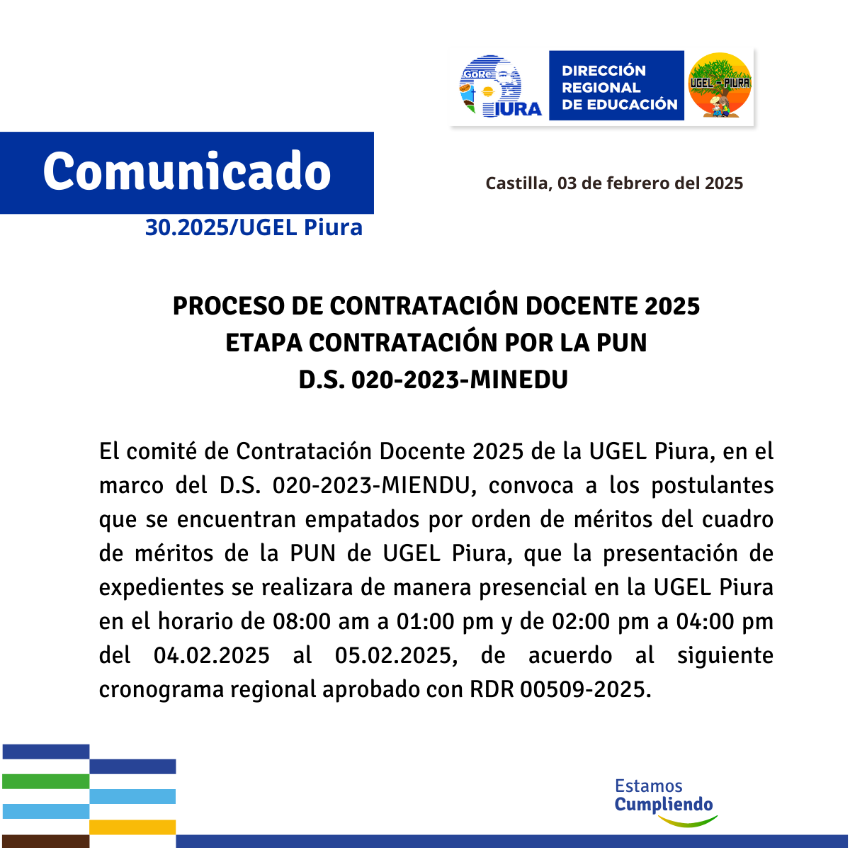 Comunicado