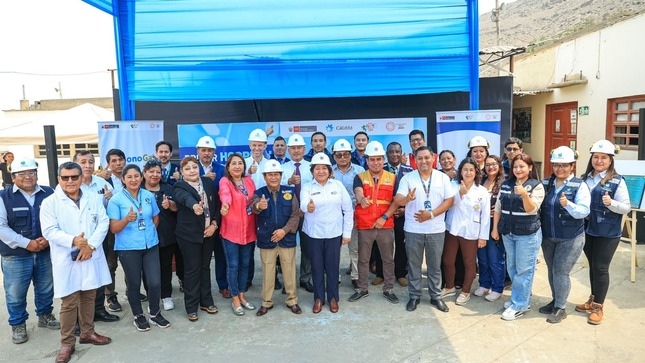 inauguración de la instalación de gas en el HNSEB