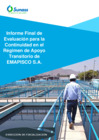 Vista preliminar de documento Informe Final de Evaluación para la Continuidad en el RAT de Emapisco S.A._