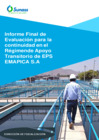 Vista preliminar de documento Informe Final de Evaluación para la Continuidad en el RAT de Emapica S.A.-