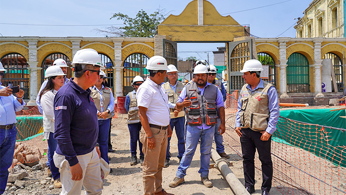 Quinta Presa con los representantes del Plan Turístico y Cultural Perú-Unesco (COPESCO)