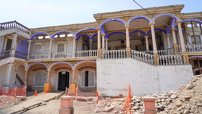 Quinta Presa con los representantes del Plan Turístico y Cultural Perú-Unesco (COPESCO)
