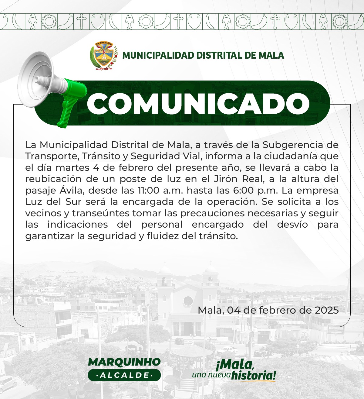 π’Estimados vecinos, ponemos en conocimiento lo siguiente.
