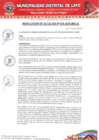 Vista preliminar de documento RESOLUCIÓN DE ALCALDÍA N° 029-2025-MDL-A