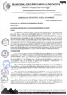 Vista preliminar de documento ORDENANZA MUNICIPAL N°021-2024-MPCH