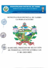 Vista preliminar de documento BASES DEL PROCESO DE SELECCION DE PERSONAL CAS Nº001-2025-MDT