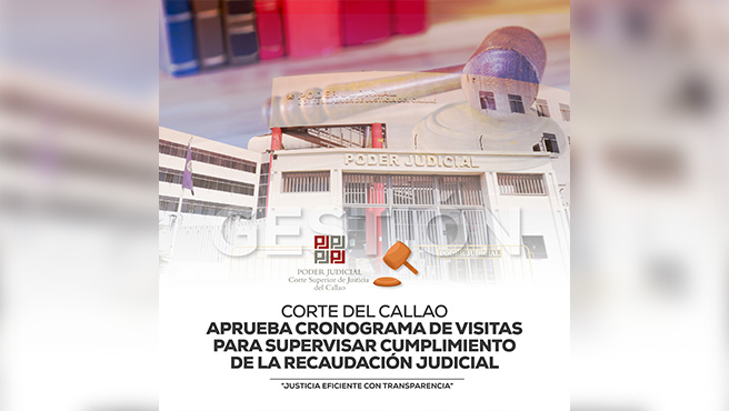 Corte Superior del Callao aprueba cronograma de visitas para supervisar cumplimiento de la recaudación judicial