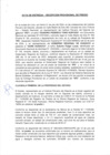 Vista preliminar de documento Acta de entrega y recepción provisional de predio