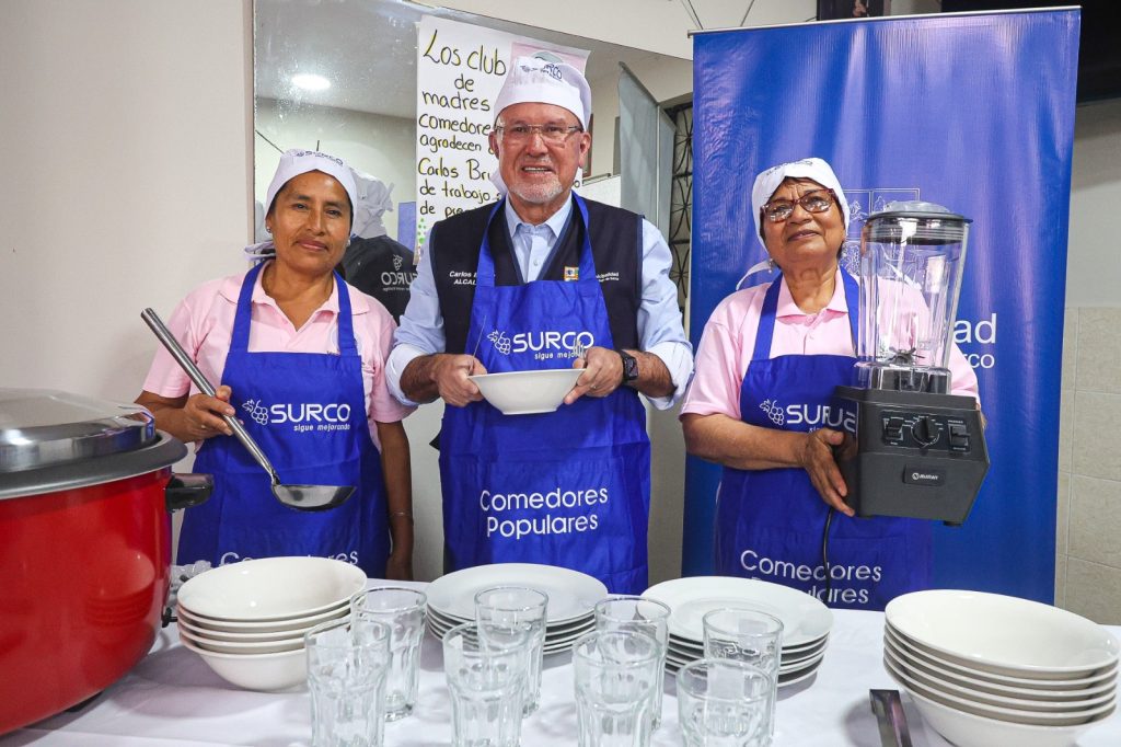 Municipalidad de Surco entrega utensilios para optimizar labor de 16 comedores populares