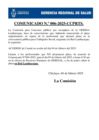 Vista preliminar de documento COMUNICADO N°06-2025-CPRTS