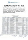 Vista preliminar de documento COMUNICADO Nº 06-2025-CLAS