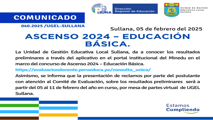 Comunicado N°40-2025