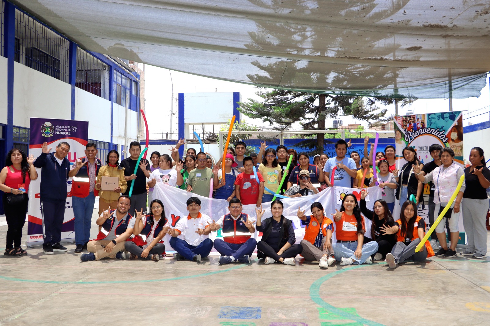 Municipalidad provincial de Huaral brinda talleres a jóvenes con discapacidad