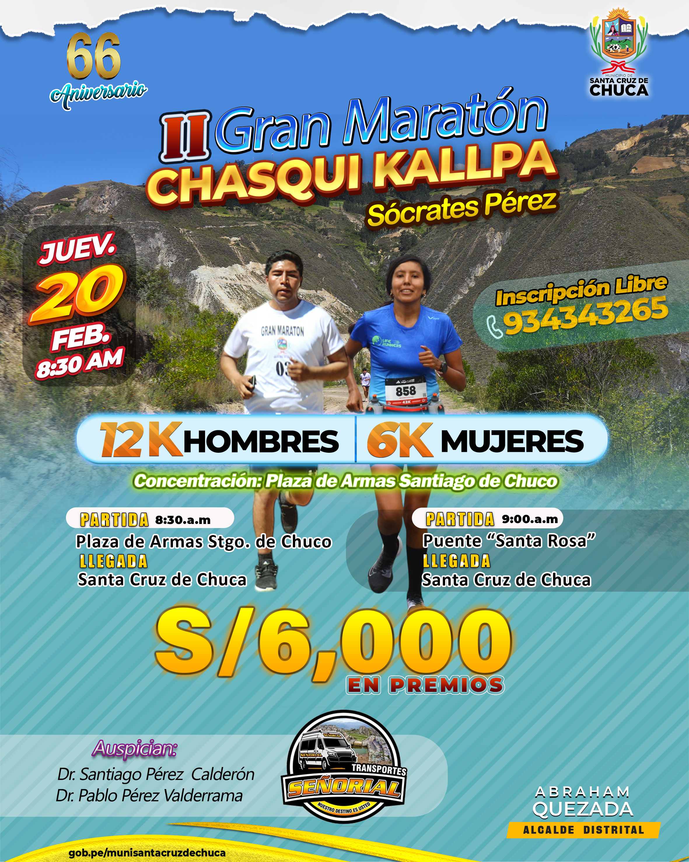 Segunda Maratón Chasqui Kallpa 2025.