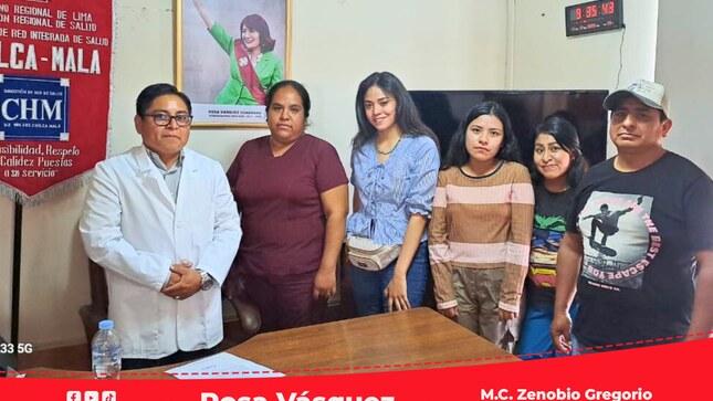Director Ejecutivo de la RIS Chilca Mala se reúne con el personal asistencial del Puesto de Salud de Piedra Grande y Comunidad de Matará