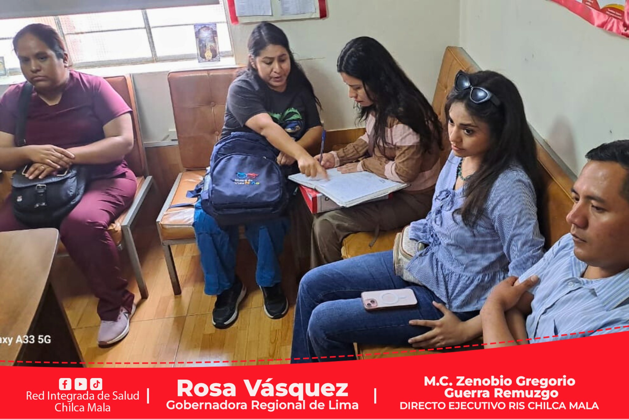 Director Ejecutivo de la RIS Chilca Mala se reúne con el personal asistencial del Puesto de Salud de Piedra Grande y Comunidad de Matará