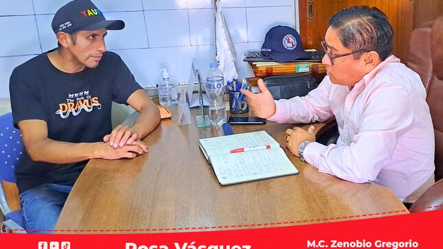 Director Ejecutivo de la RIS Chilca Mala sostiene reunión con la municipalidad distrital de Ayavirí