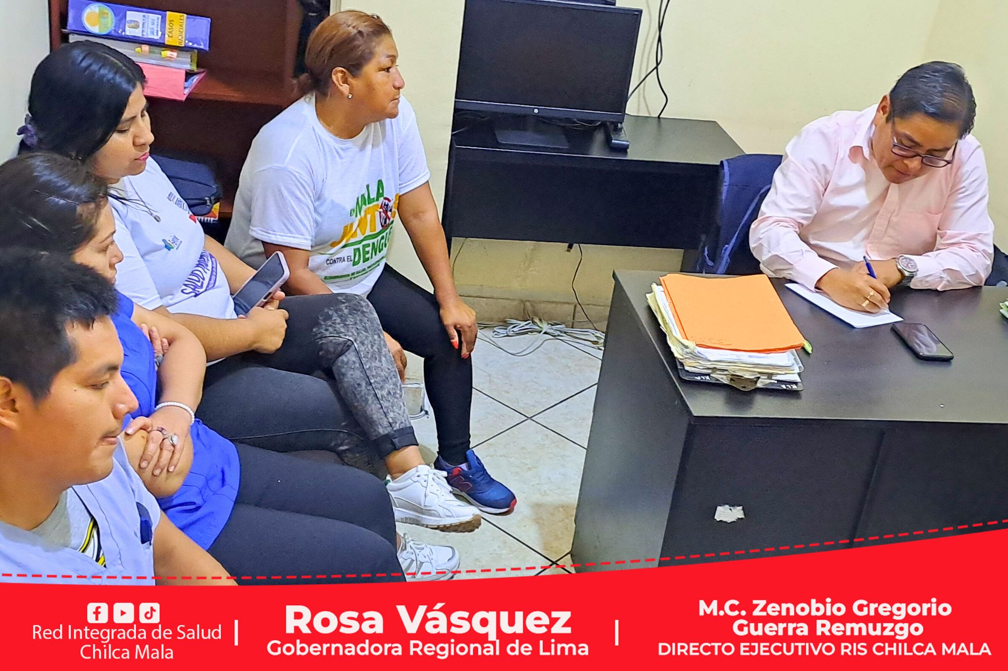 RIS Chilca Mala supervisa el Centro de Salud Mental Comunitario "Valle de la Esperanza"