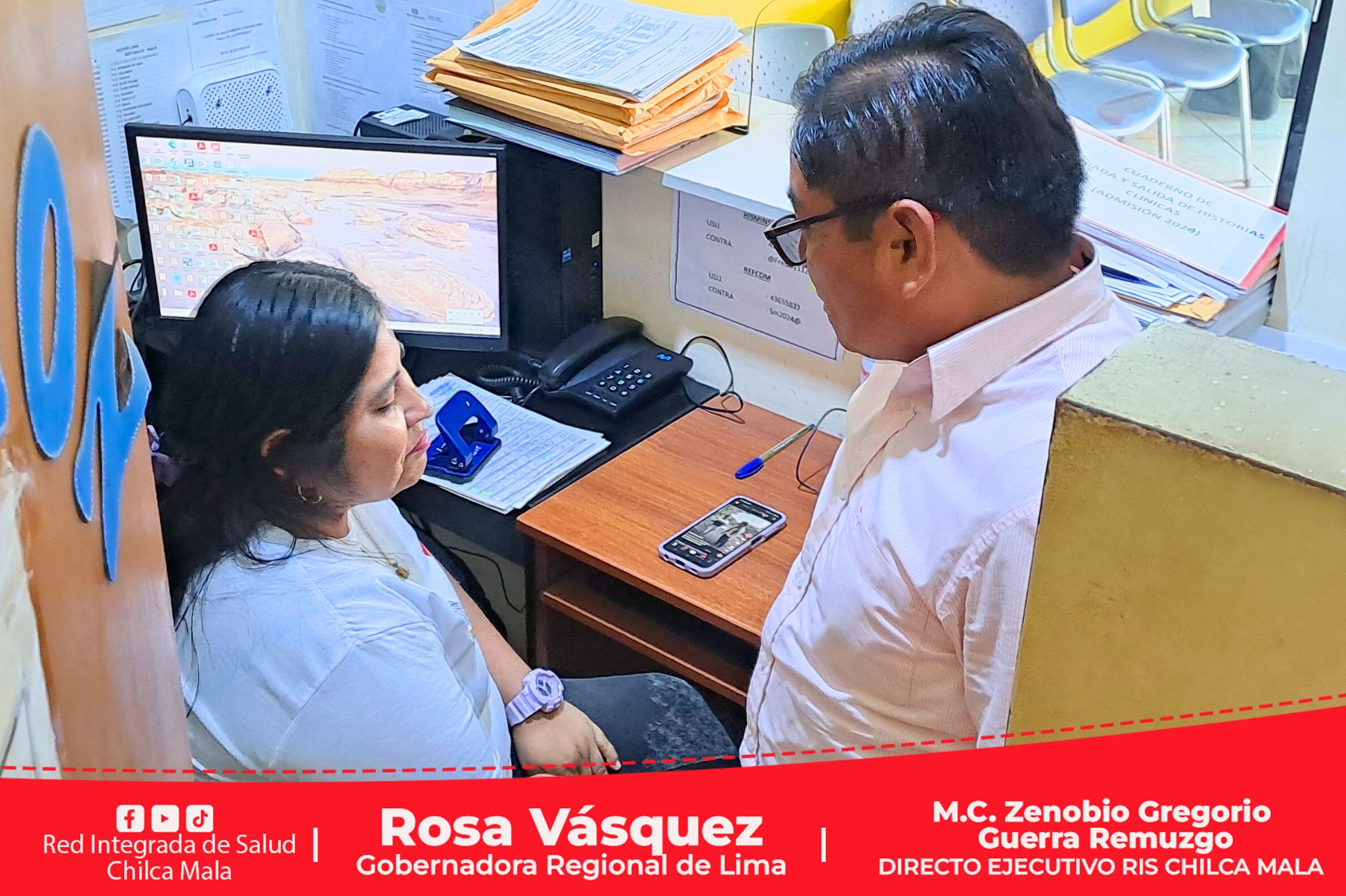 RIS Chilca Mala supervisa el Centro de Salud Mental Comunitario "Valle de la Esperanza"