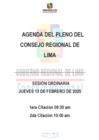 Vista preliminar de documento AGENDA DE SESIÓN DE CONSEJO REGIONAL N° 004-2025-CR/GRL