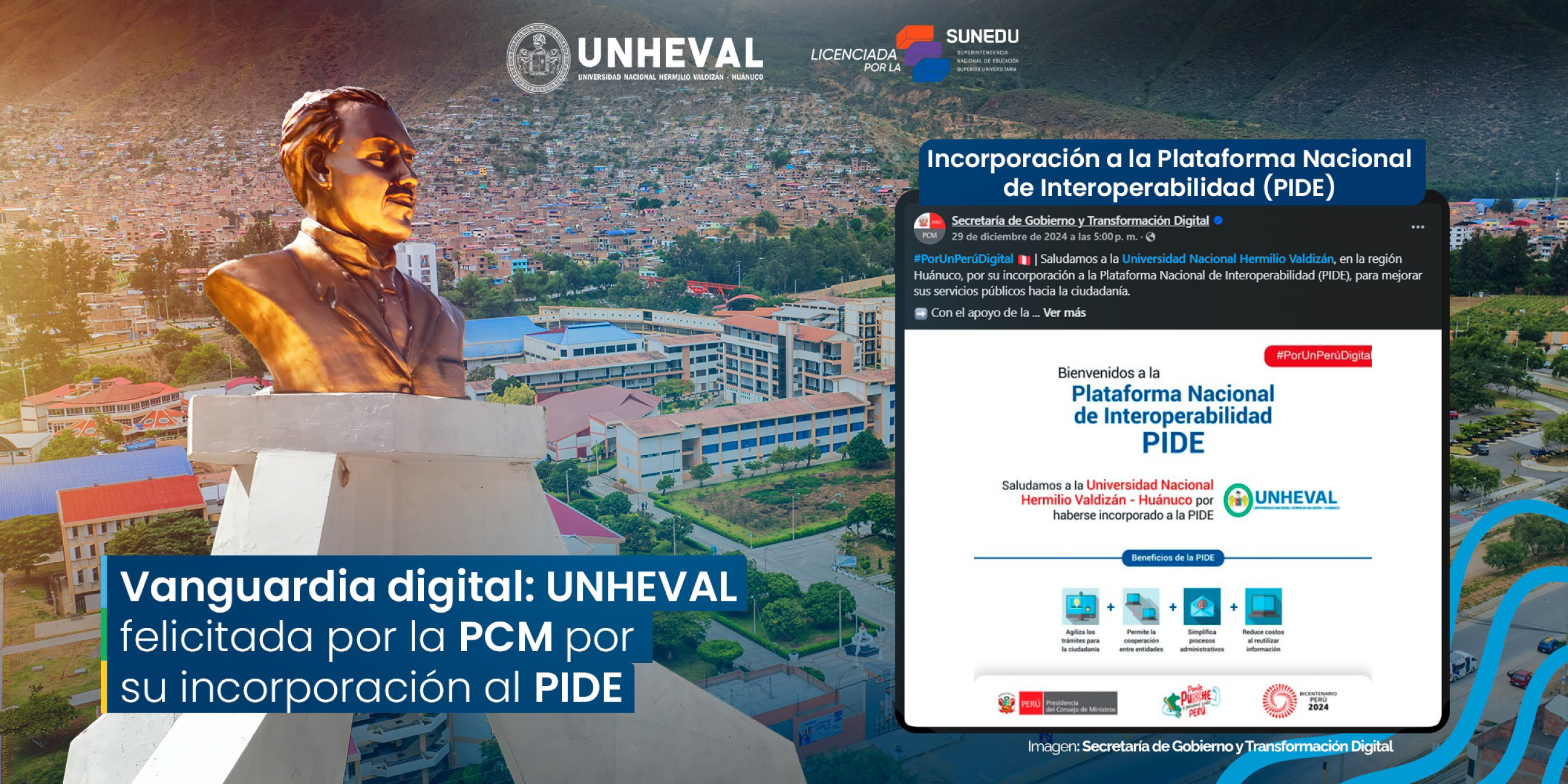Reconocimiento por la PCM